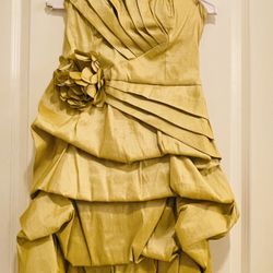 Pastel Gold’ish Short Dress