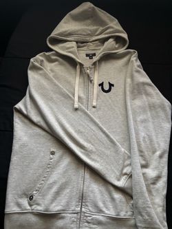 True Religion Full-Zip Hoodie Sweatshirt