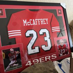 SIGNED 49ers Christian McCaffrey Jersey 