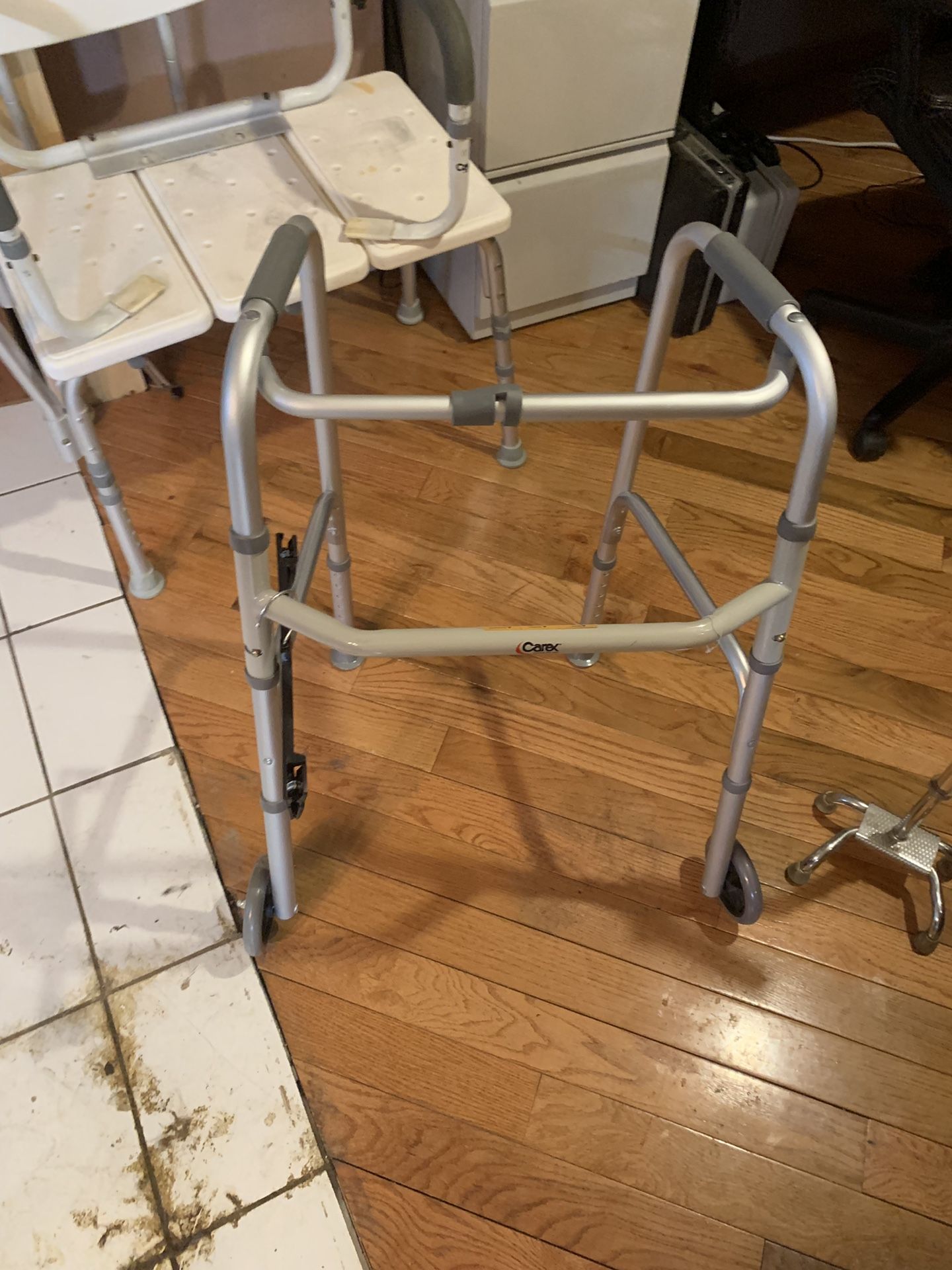 Shower seat , walker , handicap toilet seat