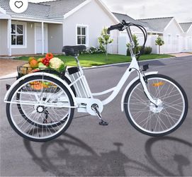 WHITE TRICYCLE