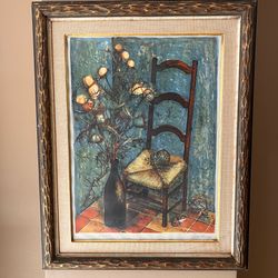 Pierre-Henry EA Artist Proof Signed Lithograph 1965 French Interior Framed
