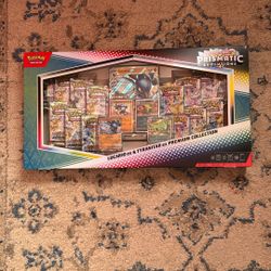 Pokemon Prismatic Evolutions Lucario ex & Tyranitar ex Premium Collection