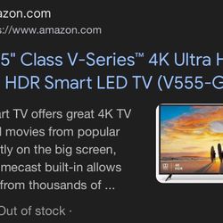 Vizio Smart Flat Screen Tv