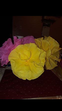 Flores para decorar en fiestas 3 flores x $5