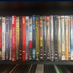 More than 168 DVD movies.  