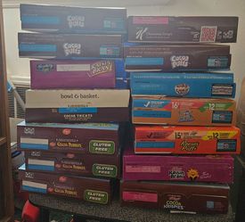 14 boxes of cereal for 6 bucks