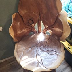 Solid Wood Carved Chairs From Bali