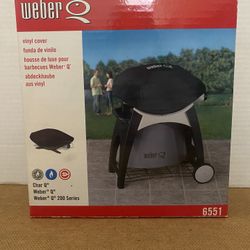 Weber Q BBQ Grill Cover For Char Q, Weber Q Weber Q 200 Series 6551 NIB