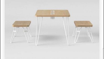 Table and benches for kids
