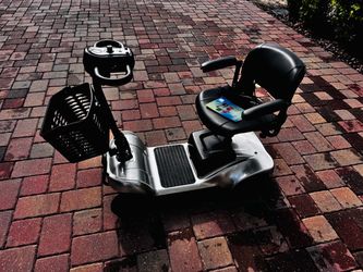 Electric Scooter with Basket