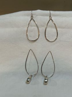 2 pair of Sterling Silver Earrings