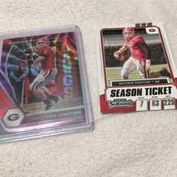 Matthew Stafford NEW PRIZM PARALLEL 