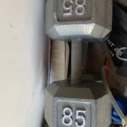 85 Lb Dumbbells 