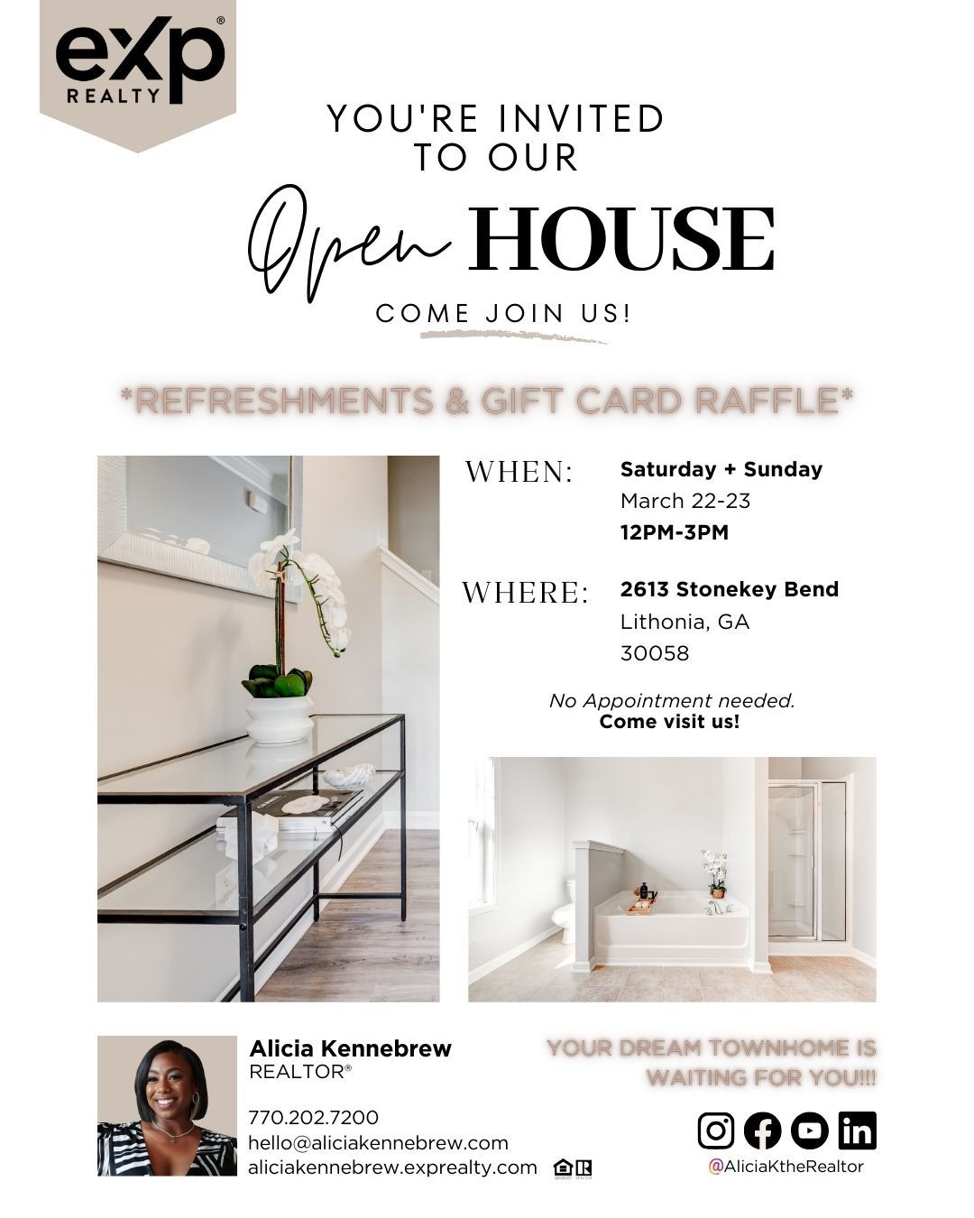 Open House THIS WEEKEND!