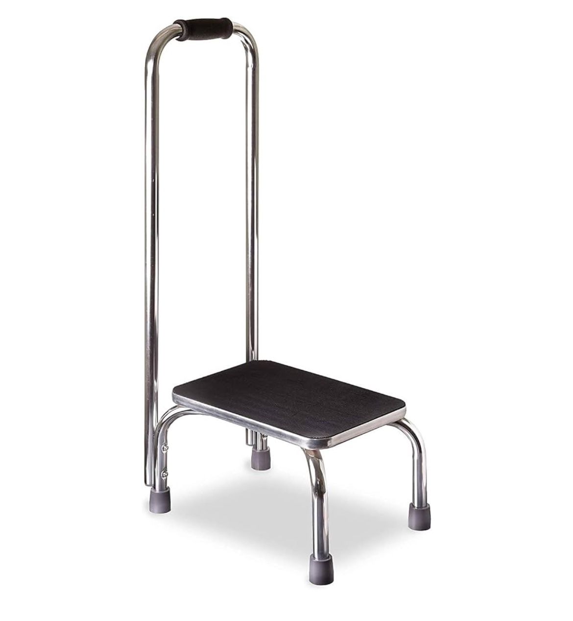 DMI Step Stool with Handle and Non Skid Rubber Platform