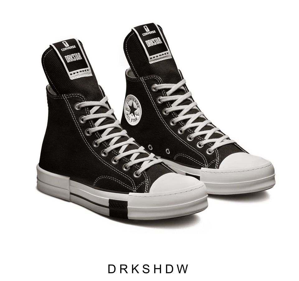 CONVERSE X DRKSHDW DRKSTAR Size 8 M 10 W (unisex)