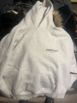 Vanilla White Essentials Hoodie 