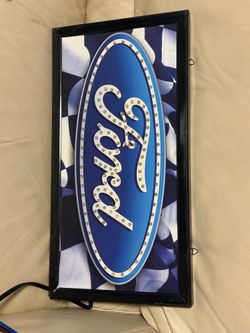 FORD LED 19" X 10" HIGH INTENSITY LED WALL DECOR LIGHT UP LED SIGN