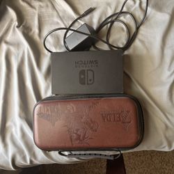 Nintendo Case And Charger And Dock 