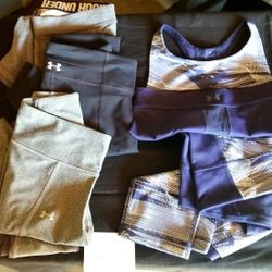 UNDER ARMOUR Womans Size XS /Girls M. Jog Tops 