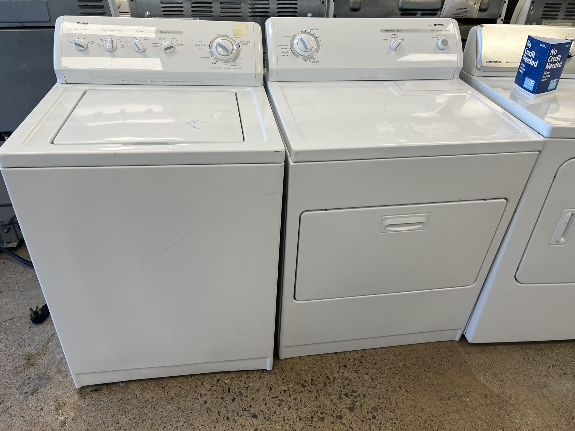Washer And Electric Dryer Kenmore 