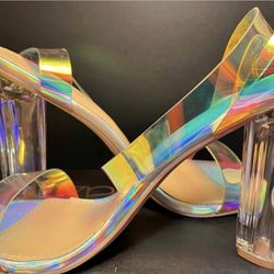 **Pre-owned Hanna Heels, Iridescent, Size 9, Shoedazzle, Like New!