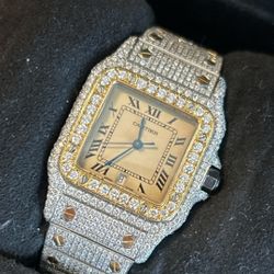 MENS Cartier Natural Diamond Galbee No Lab ,No Moissanite 