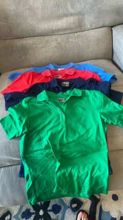 4 brand new ladies Medium IZOD polo shirts