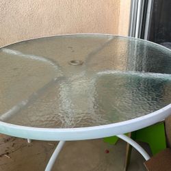 Patio Table With Umbrella Holder