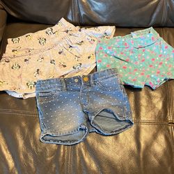 Girls Skort Jean Shorts Flamingo Shorts Size 4 