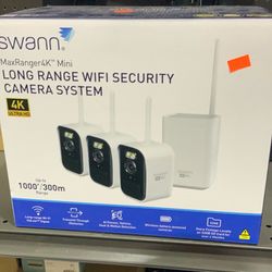 Swann Long Range Wi-Fi security camera system $199.99