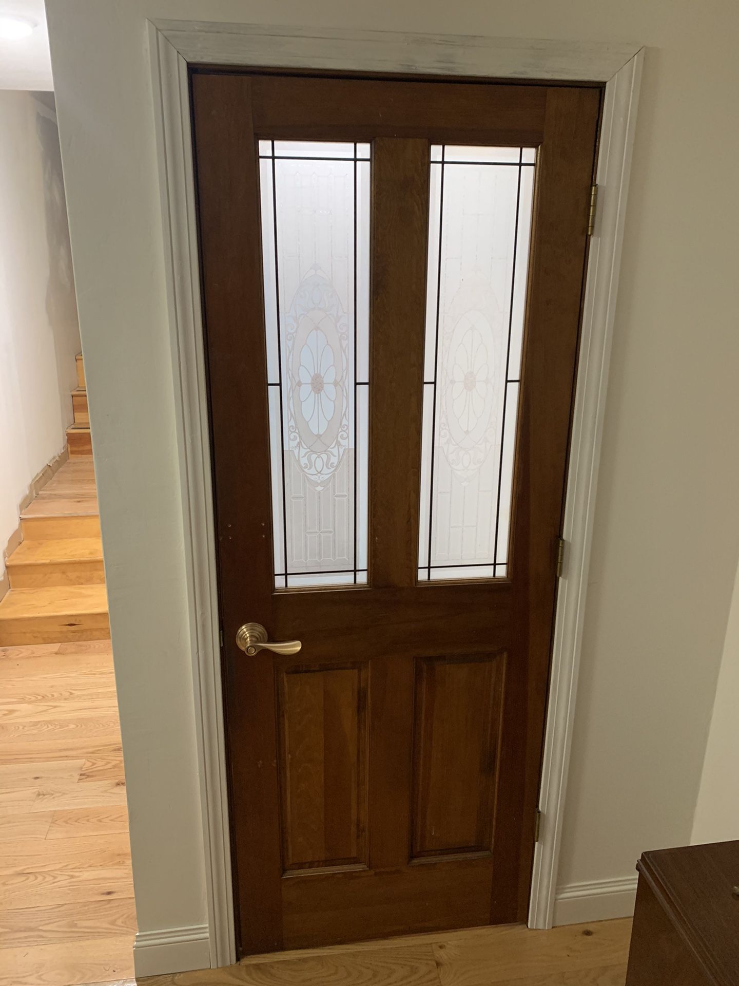 Interior Door with Glass Panneling