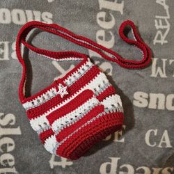 Crochet Shoulder Tote Bag