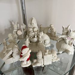 Department 56 Snowbabies And Snowbunnies - 8 Figurines 