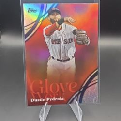 Topps Dustin Pedroia Boston Red Sox 2026 Series 2 Glove Insert #GW-47