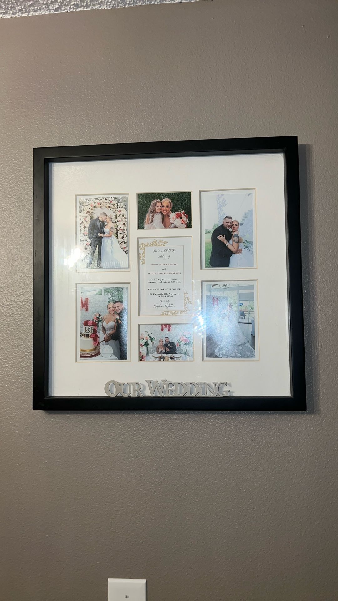 Large Wedding Frame $30