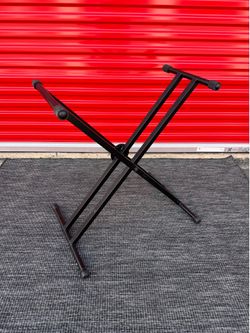 Double-Braced Adjustable X-Style Keyboard Stand