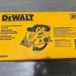 Dewalt new 61/2” Circular Saw 20v