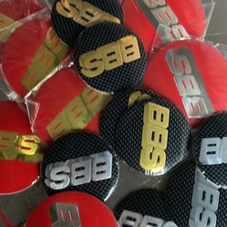 BBS CENTER RIM CAP WITH ADHESIVE NEW