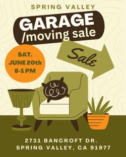 Garage Sale Spring Valley - Sat. JUNE 20