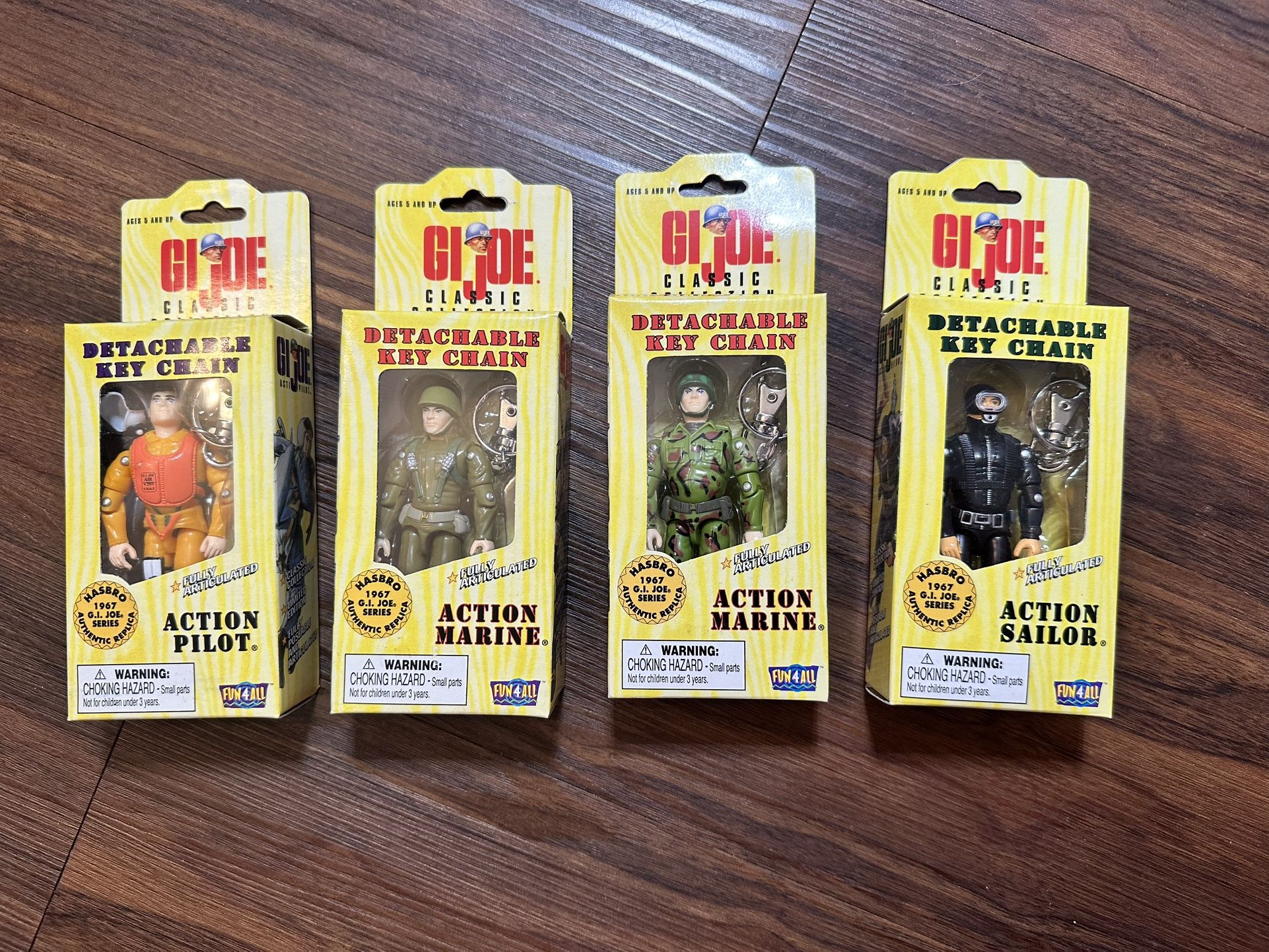Factory Sealed Vintage Original 1998 Hasbro Complete Set Of 4 GI