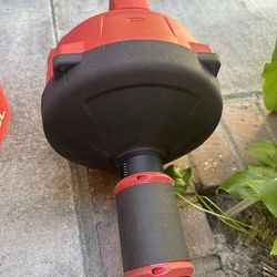 Milwaukee M18 Fuel Drain Snake Auger with 3.0 battery and charger like new