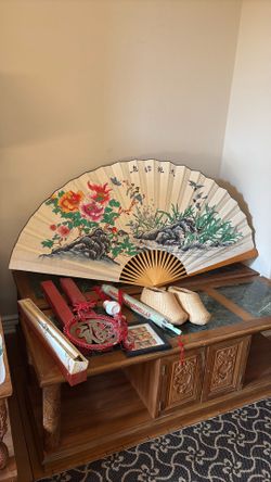 Large Oriental Wall Fan