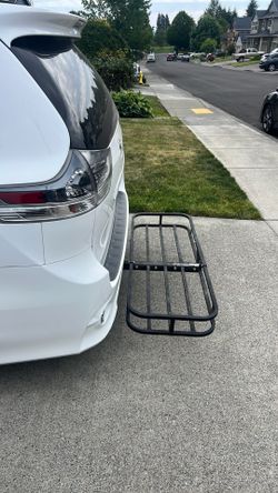 Trailer hitch rack