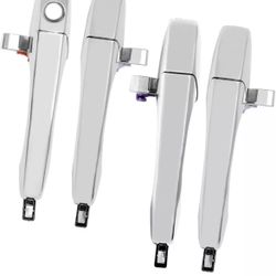 Chrome Outer Door Handle Set For-Chrysler--300C--2005--2010--Dodge Magnum--2005--2008-