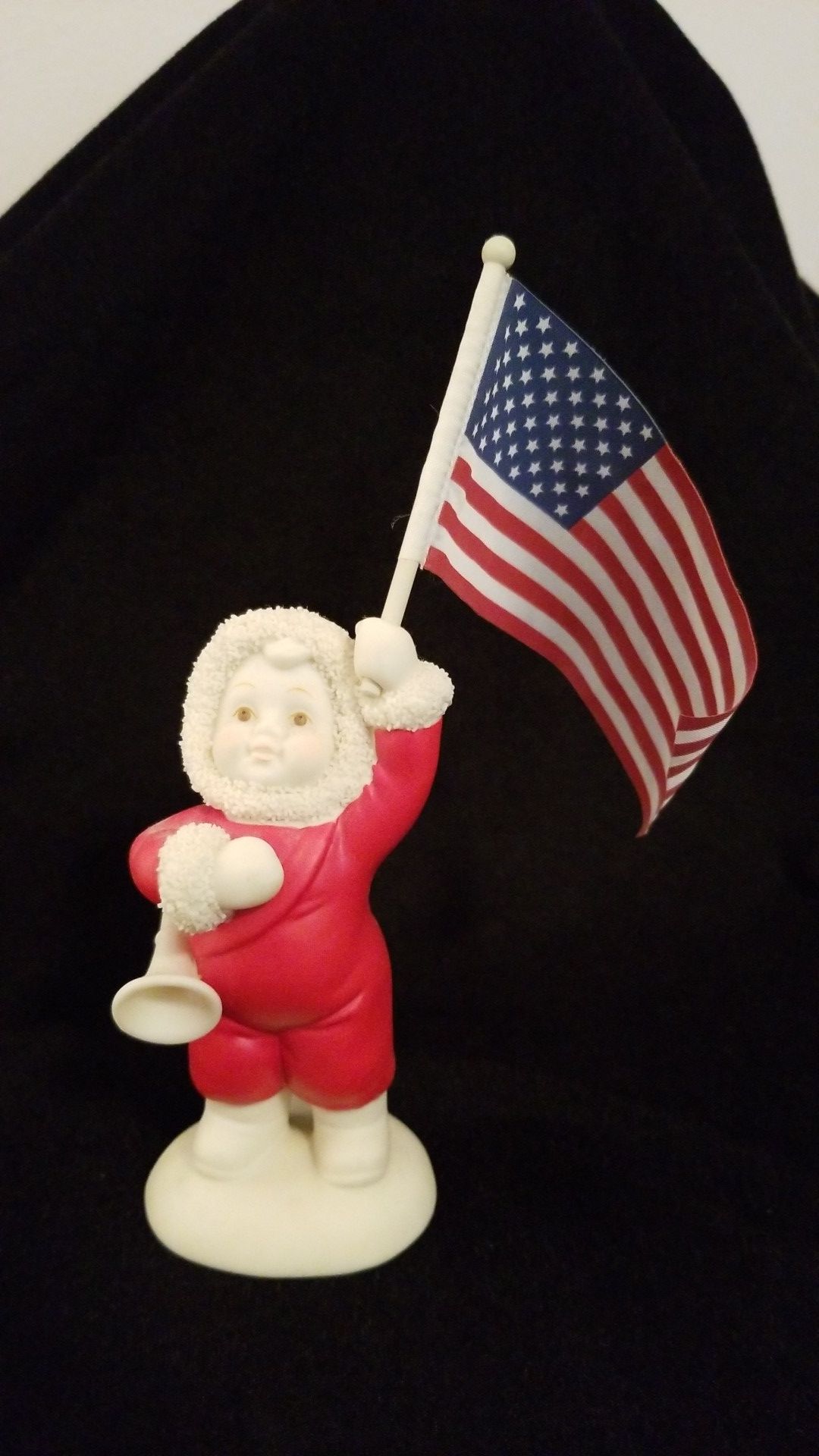 "GOD BLESS AMERICA" Dept 56 Snowbabies