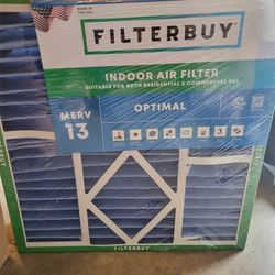 Filterbuy Indoor Air Filter MERV 13 (ONE, Brand New In Wrapping)