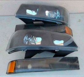 Chevrolet Express Gmc Savana 03-23 Express Savana Headlights Luces Micas Calaveras Faros Faroles Focos Headlamps Chevy