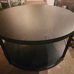 Black coffee table